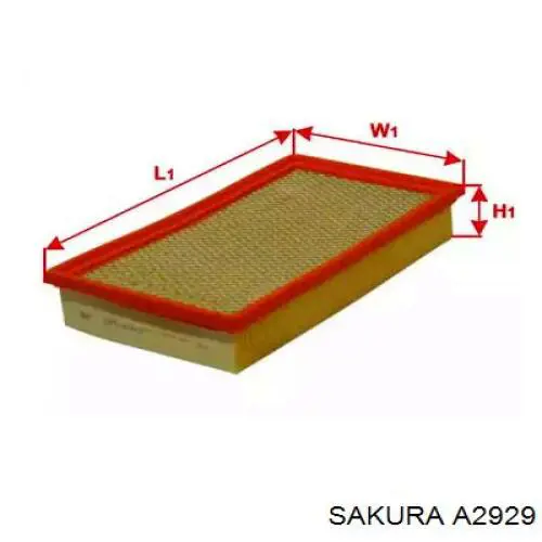 A2929 Sakura воздушный фильтр