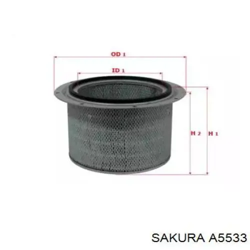 Купить 8N2556 Caterpillar Автомобильный фильтр воздуха