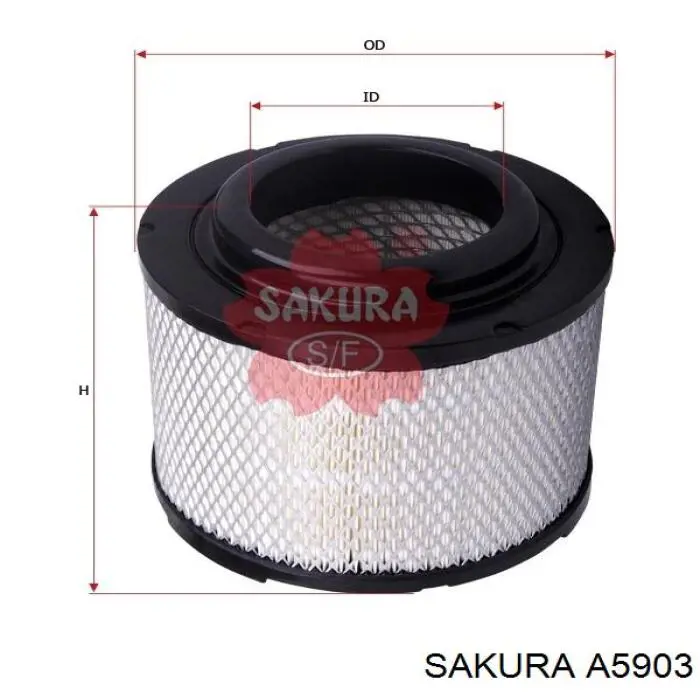 A5903 Sakura воздушный фильтр