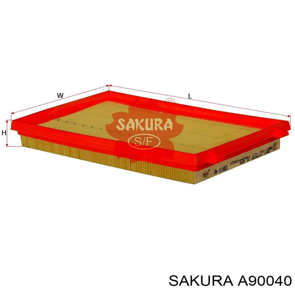 Элемент воздушного фильтра Sakura A90040 цена, от 6.31 USD