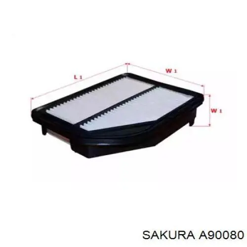 A90080 Sakura Воздушный фильтр двигателя