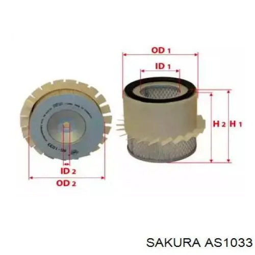 Воздушный фильтр D101012 Sollo