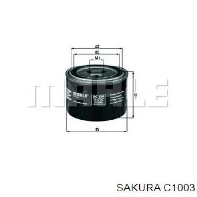 Купить C1003 Sakura Фильтр центробежный очистки масла