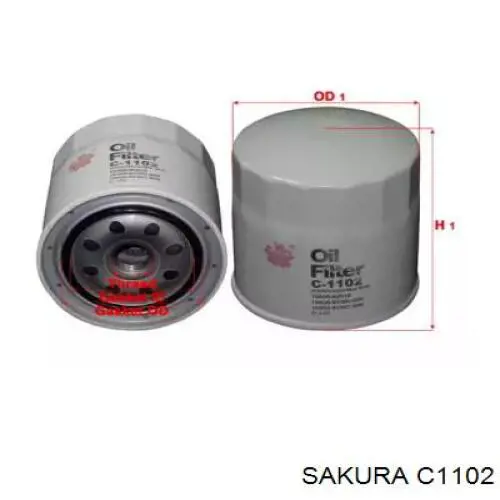 C1102 Sakura масляный фильтр