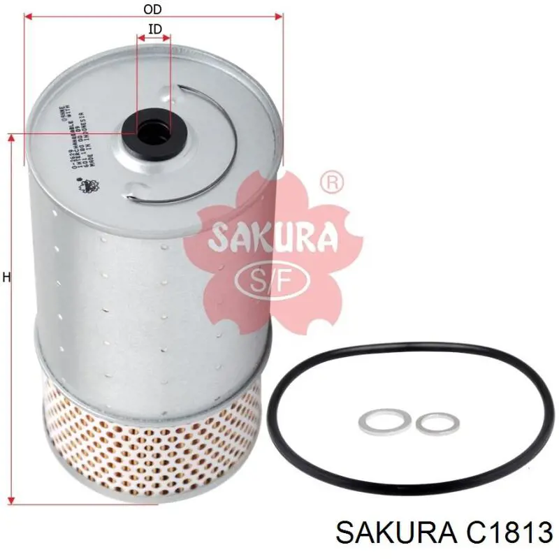Фильтр очистки масла центробежный Sakura C1813 цена, от 4.12 USD