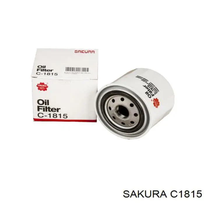 C1815 SAKURA Filtro de aceite original y equivalente