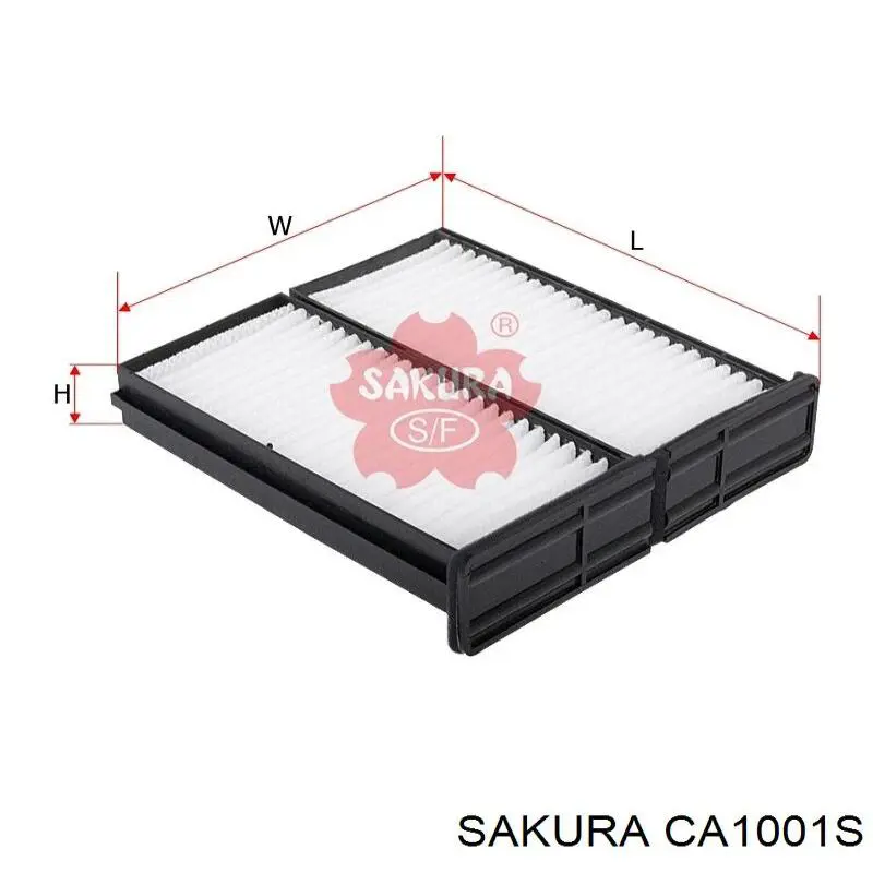 Фильтр салона CA1001S Sakura