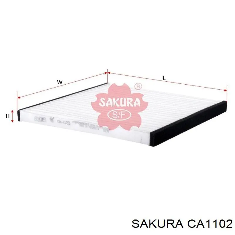 Фильтр салона CA1102 Sakura