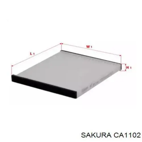 Купить CA1102 Sakura Фильтр салона угольный