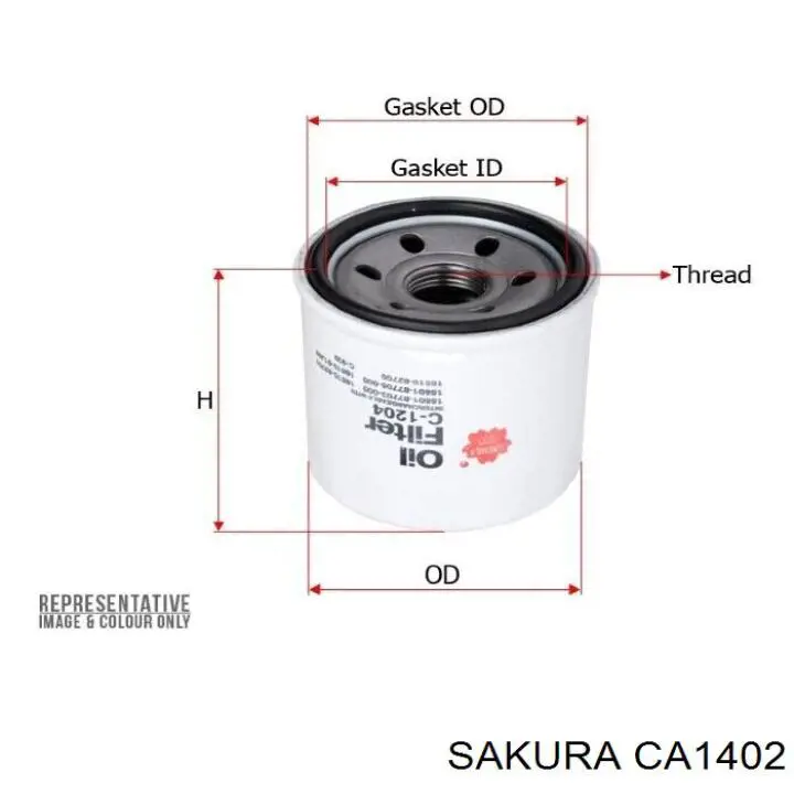 Фильтр салона CA1402 Sakura