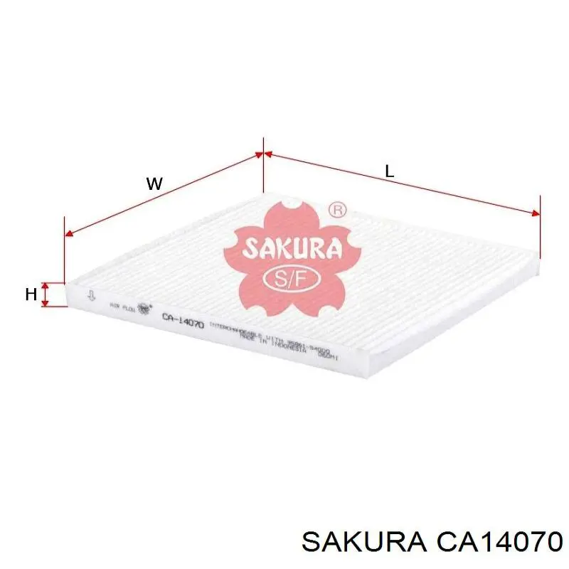 Фильтр салона CA14070 Sakura