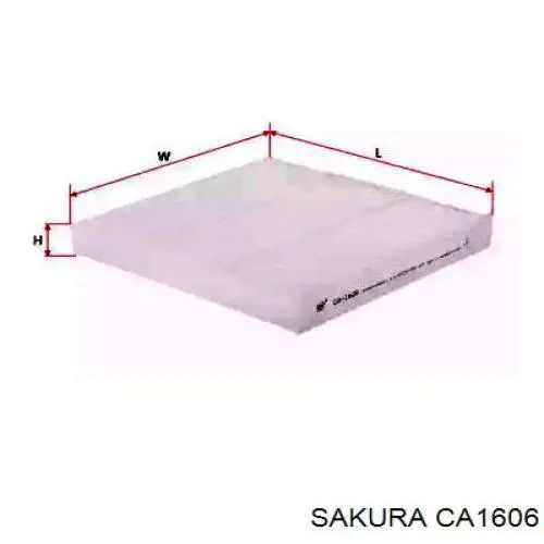 Фильтр воздушный отопителя Sakura CA1606 цена, от 5.42 USD