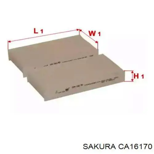 Фильтр салона CA16170 Sakura