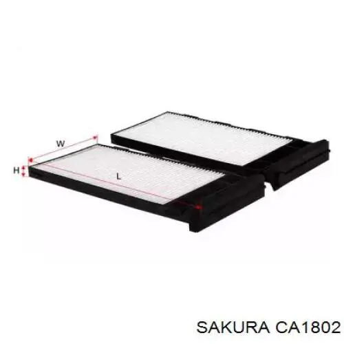 Фильтр воздушный отопителя Sakura CA1802 цена, от 7.40 USD