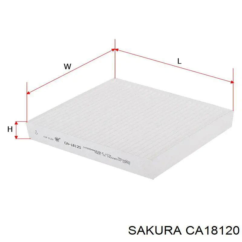 CA18120 Sakura фильтр салона