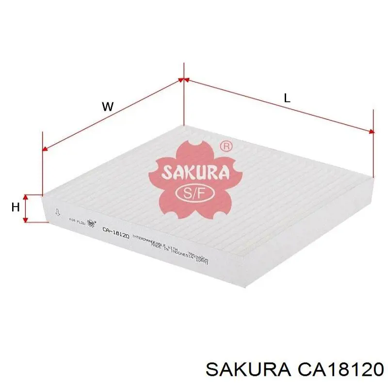 Фильтр салона CA18120 Sakura