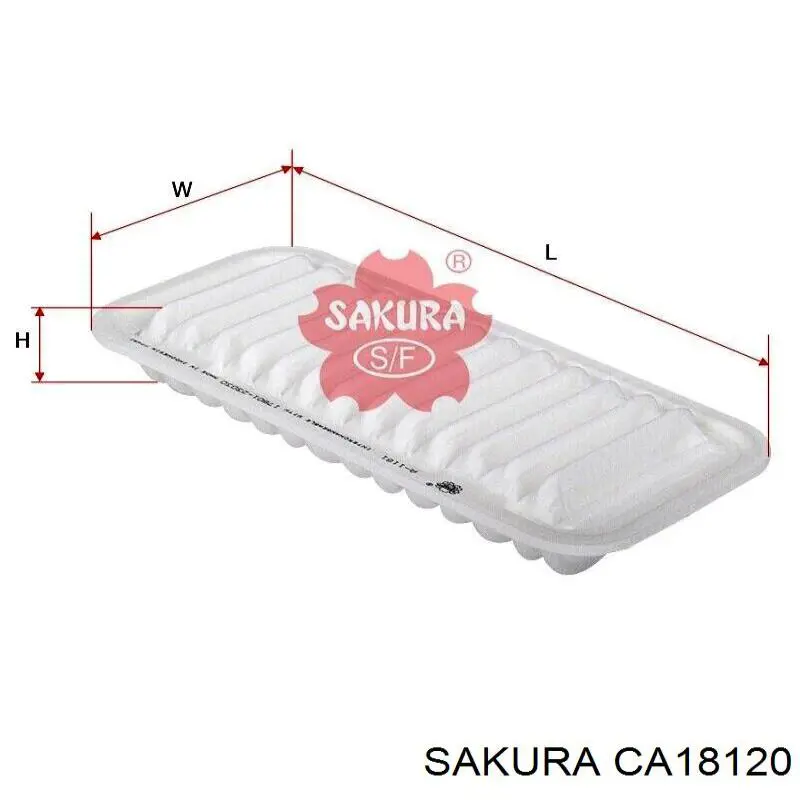 Фильтр воздушный отопителя Sakura CA18120 цена, от 4.88 USD