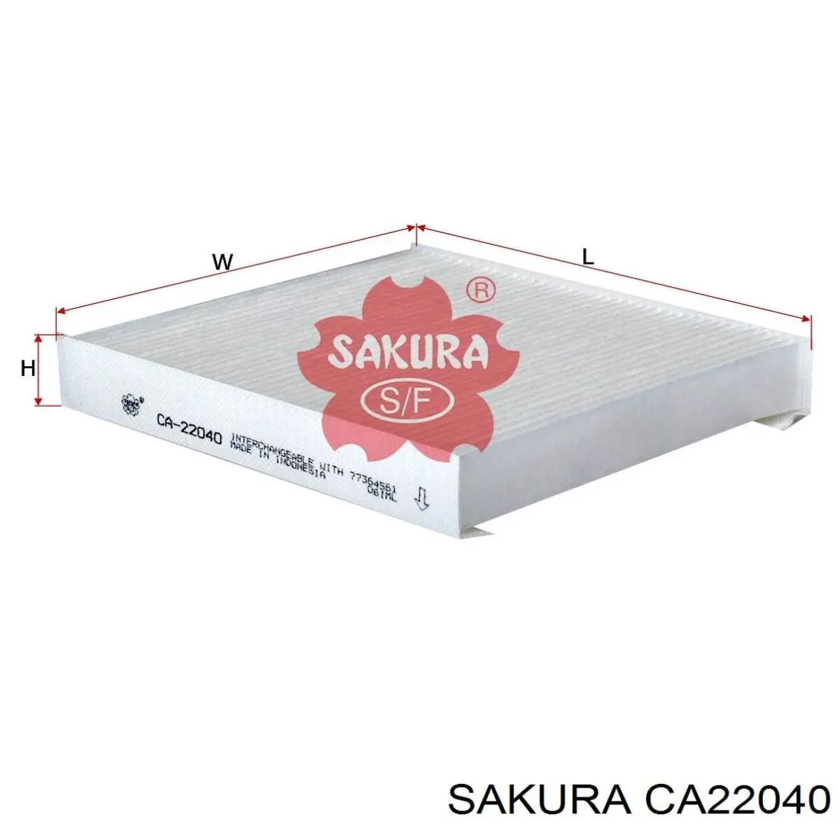 CA22040 Sakura фильтр салона