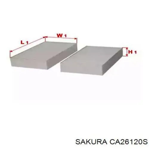 CA26120S Sakura фильтр салона