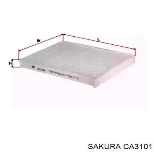 CA3101 Sakura фильтр салона