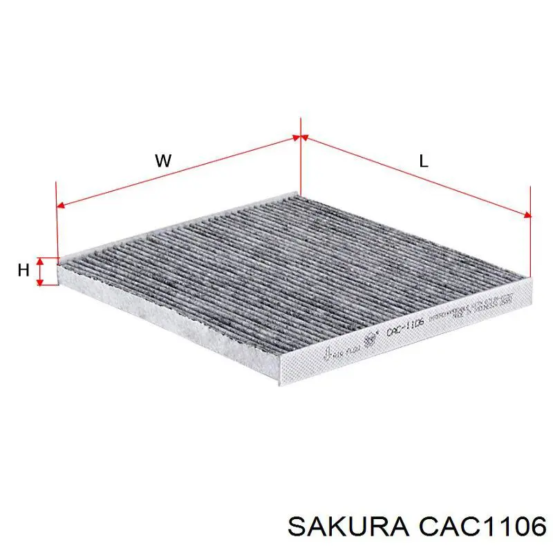 Фильтр салона CAC1106 Sakura