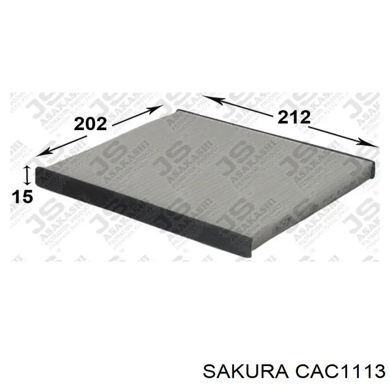 Фильтр воздушный отопителя Sakura CAC1113 цена, от 4.52 USD
