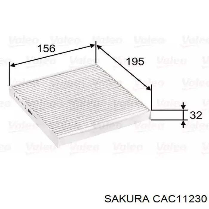 CAC11230 Sakura Внутрисалонный фильтр