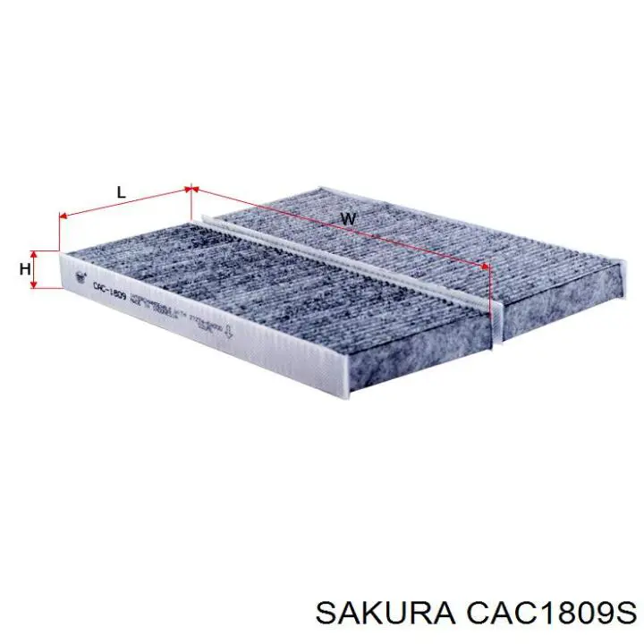 CAC1809S Sakura фильтр салона