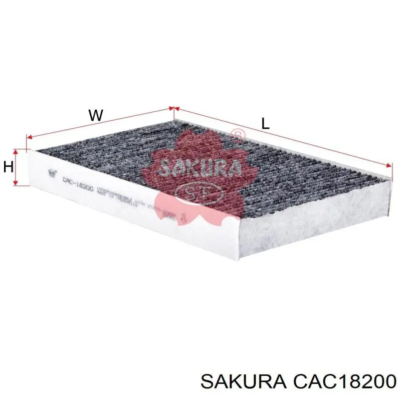 Фильтр салона CAC18200 Sakura