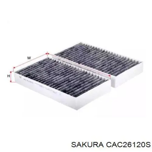 Купить 6080041 Kamoka Фильтр салона угольный