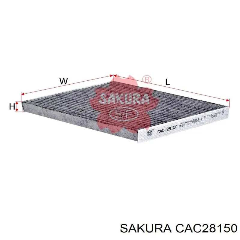 CAC28150 Sakura фильтр салона