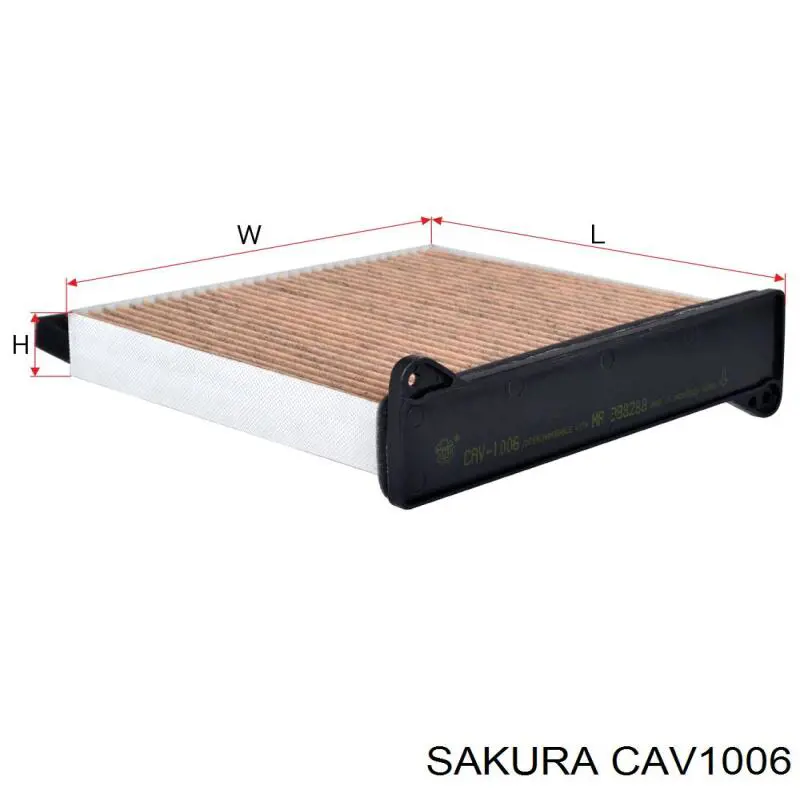 Фильтр салона SAKURA CAV1006