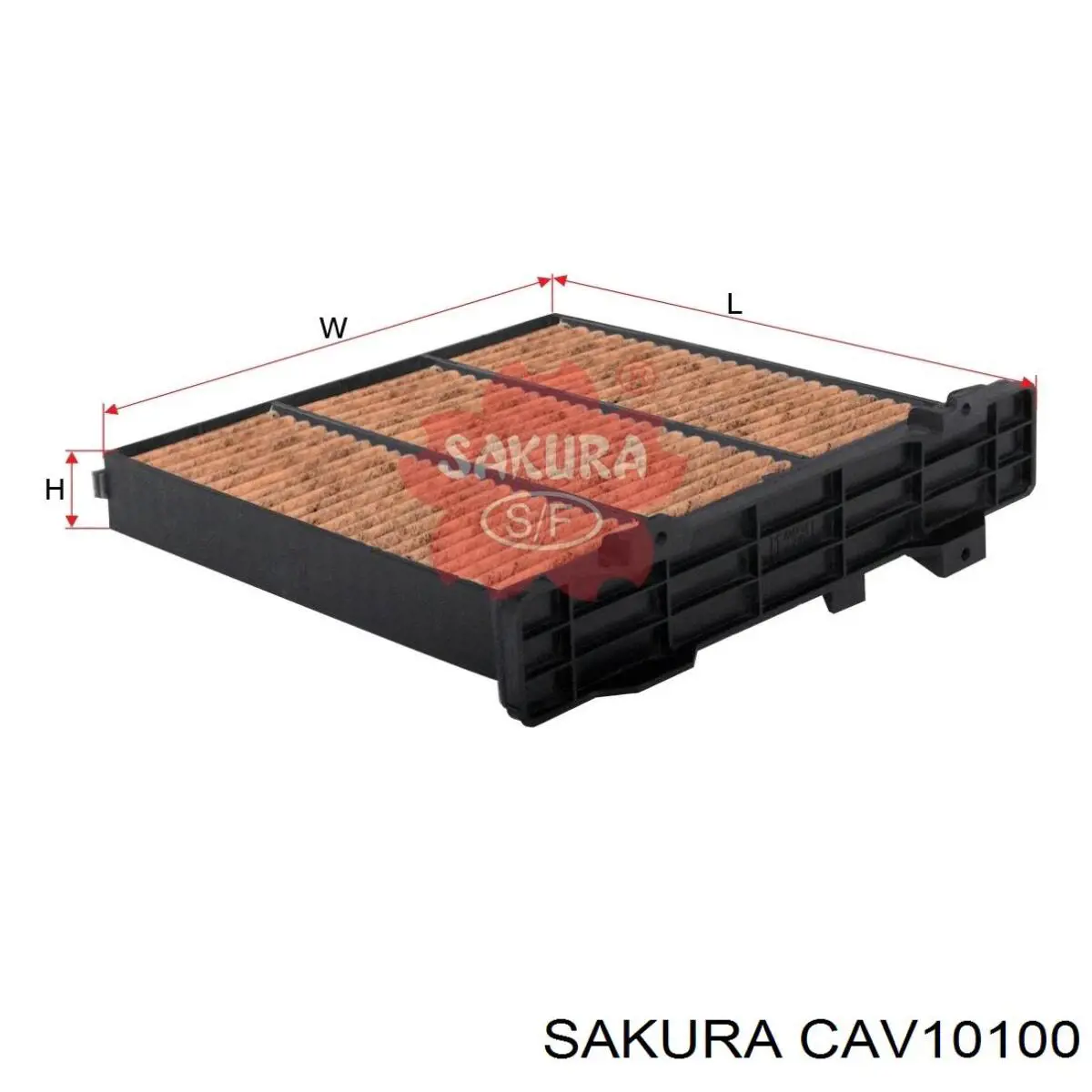 Фильтр салона CAV10100 Sakura