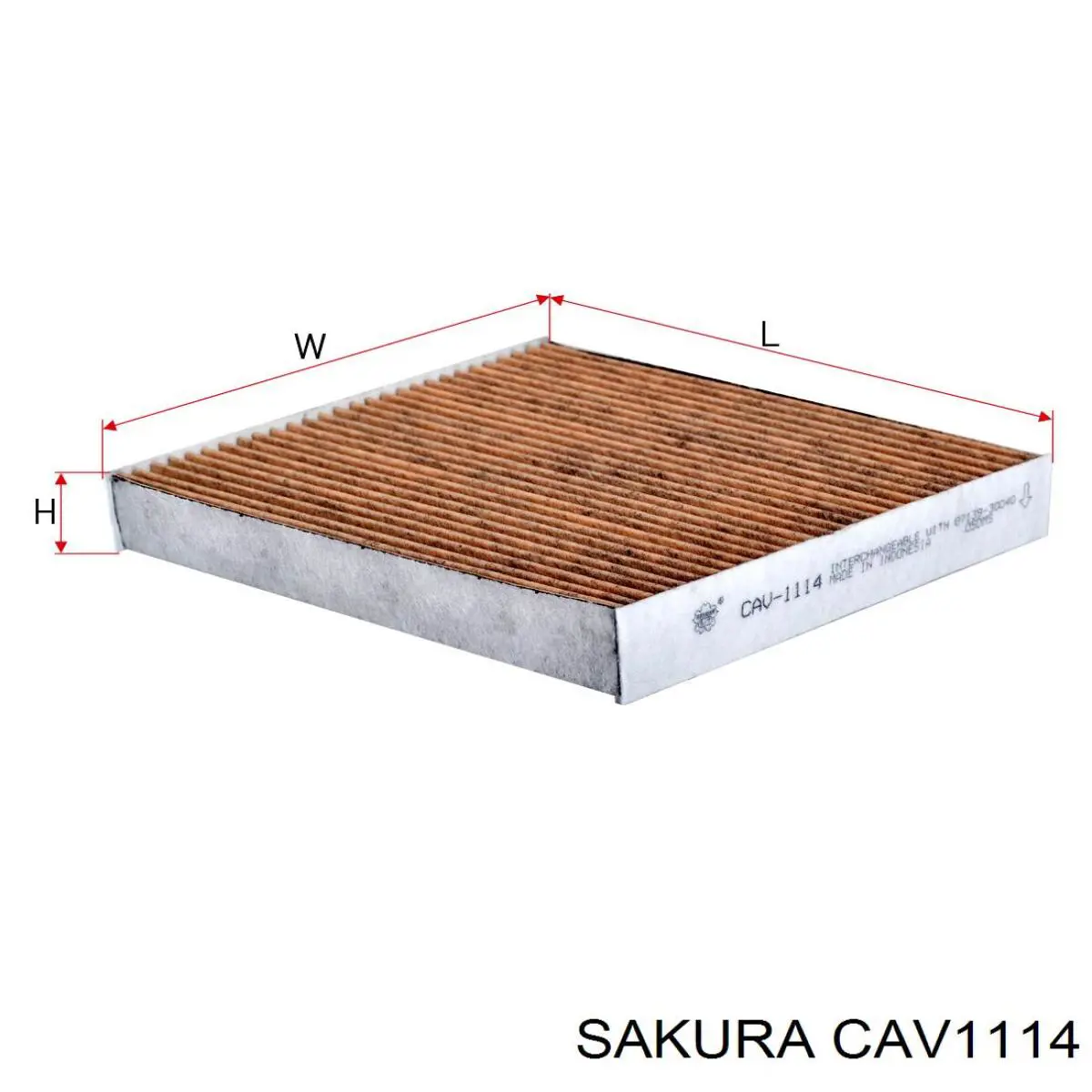  CAV1114 Sakura фильтр салона