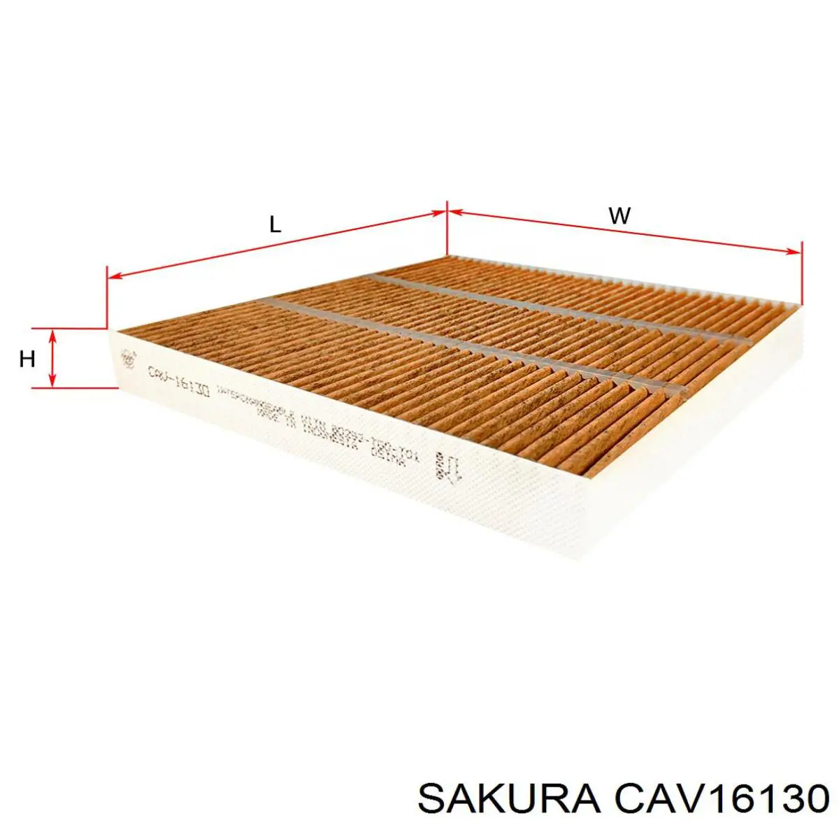 Фильтр салона CAV16130 Sakura