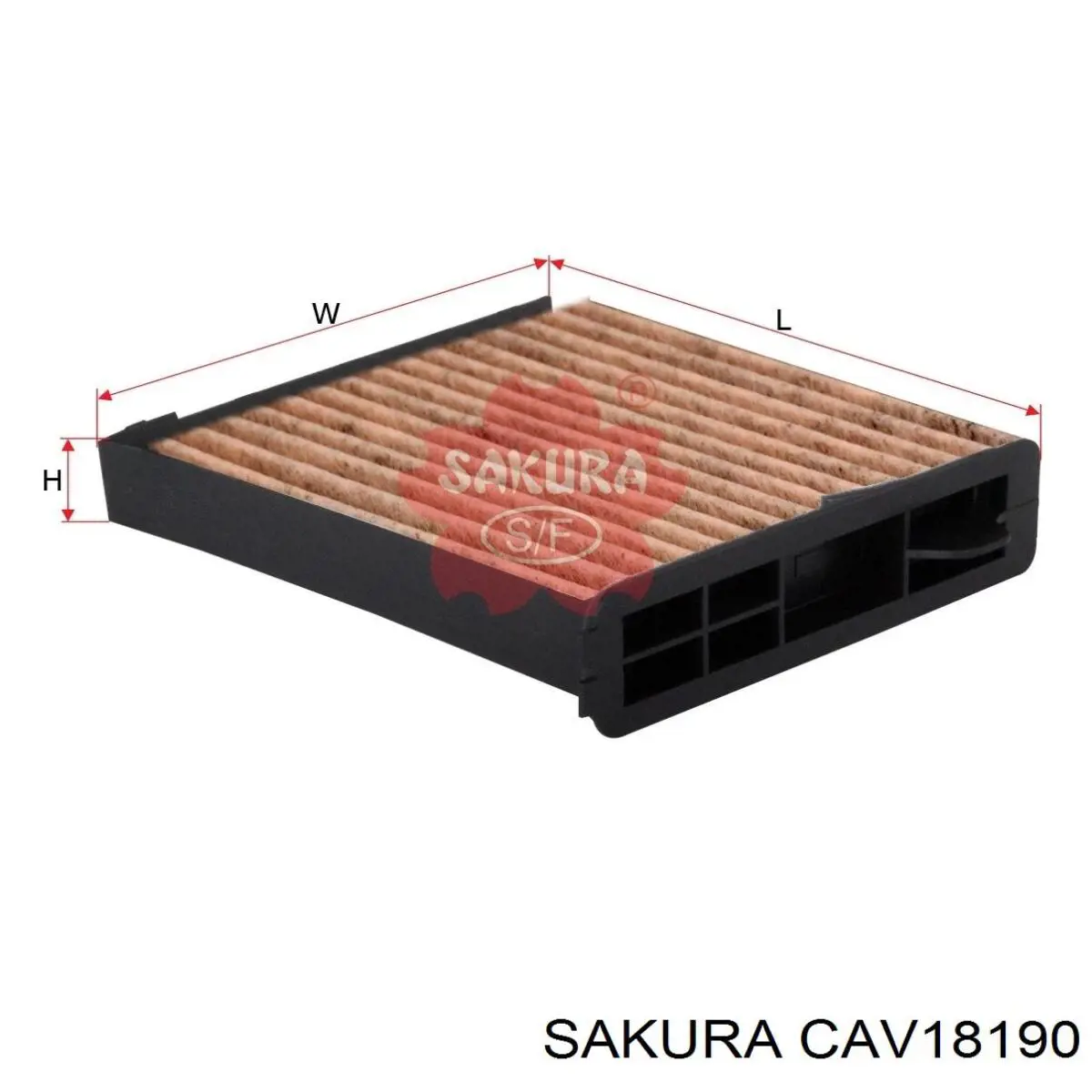 Фильтр салона CAV18190 Sakura