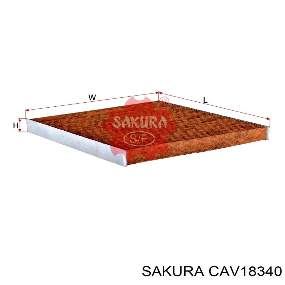 Фильтр салона CAV18340 Sakura