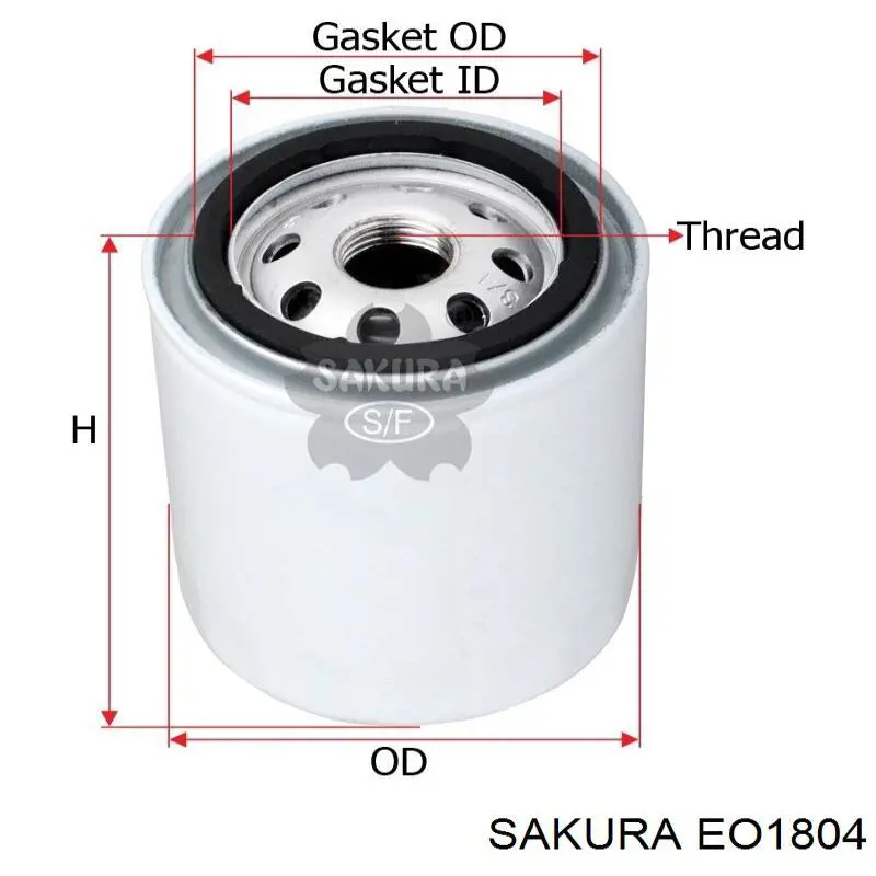 Фильтр масла Sakura EO1804