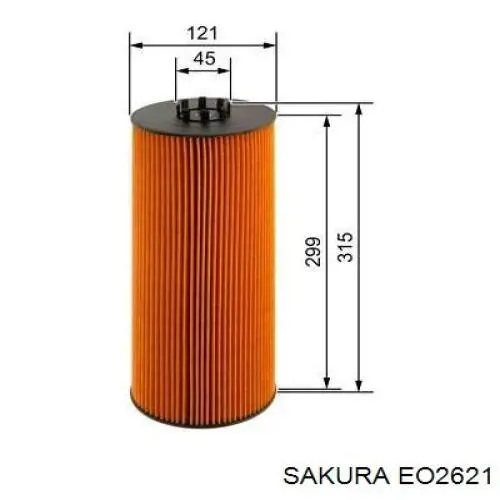 Масляный фильтр SH455P SCT