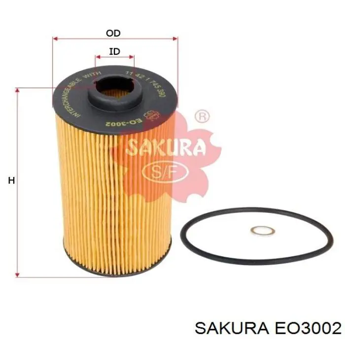 EO3002 Sakura масляный фильтр