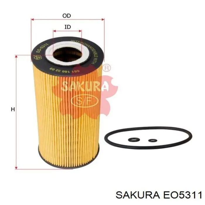 EO5311 Sakura масляный фильтр