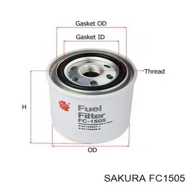 FC1505 Sakura топливный фильтр
