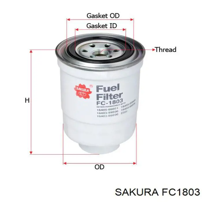 DF3582 Mfilter Фильтр топлива