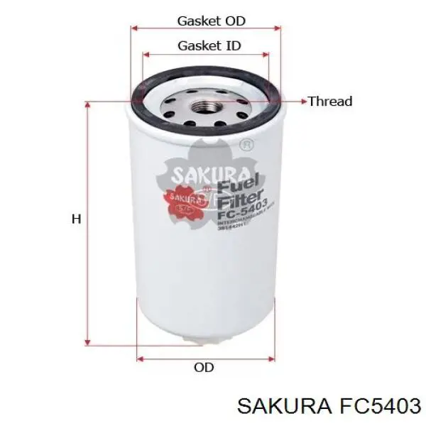 FC5403 Sakura топливный фильтр