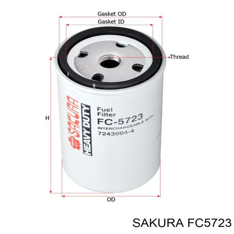 FT4802 Coopers FIAAM топливный фильтр