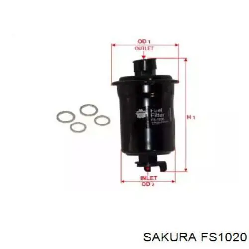FS-1020 Sakura топливный фильтр