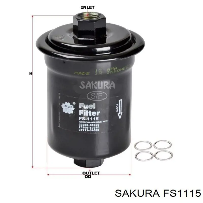 FS1115 Sakura топливный фильтр