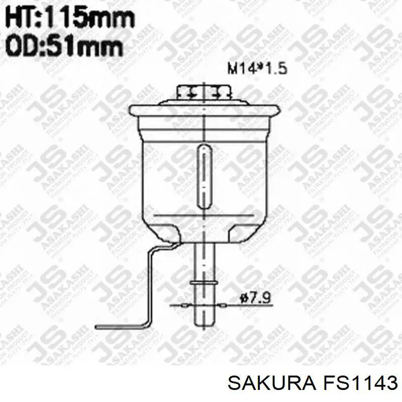 Фильтр тонкой очистки топлива AMP/Paradowscy FF0061 цена, от 5.49 USD