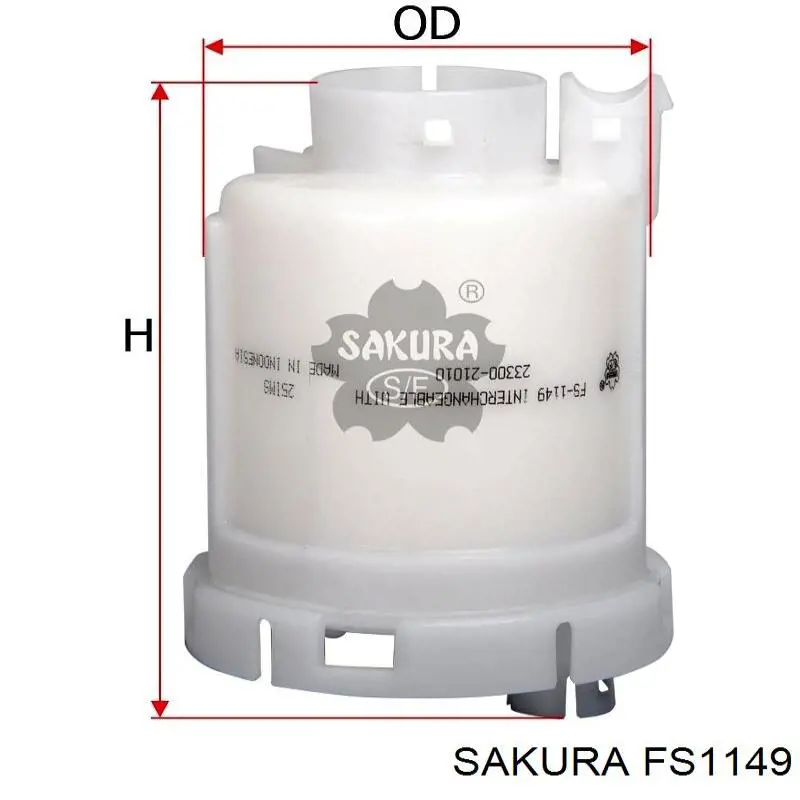FS1149 Sakura топливный фильтр