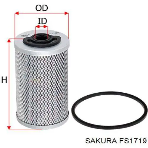 Купить FS1719 Sakura Фильтр-отстойник топлива грубой очистки